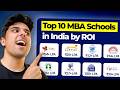 Top 10 MBA Schools in India by ROI