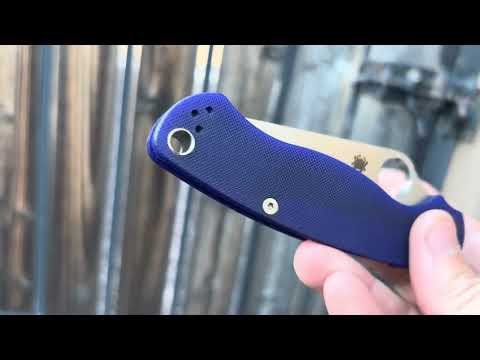 Day 11 - Spyderco Paramilitary 2 in s110v blurple