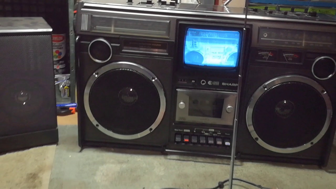 Boomboxes with TV's a solution to the lack of over the air broadcasting YouTube
