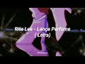 Rita Lee Lança Perfume Letra Rita Lee Lança Perfume Letra