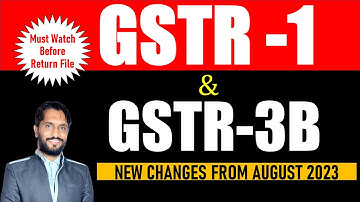 Changes in GST 3B and GSTR 1 | Intimations DRC-01B, DRC-01C, DRC-01D @TeachwithKaranSir
