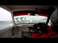 Rush Racing Hillman Imp heavy rain. Cars crash. Levels Nov 2016 Pre 65 race.