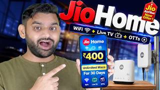 Jio Home Plans Launched 400 Plan With Wifi, Live Tv Ott Jio Fiber Airfiber New Plans 2026