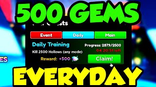 HOW TO GET 500 GEMS EVERYDAY | ANIME ADVENTURES