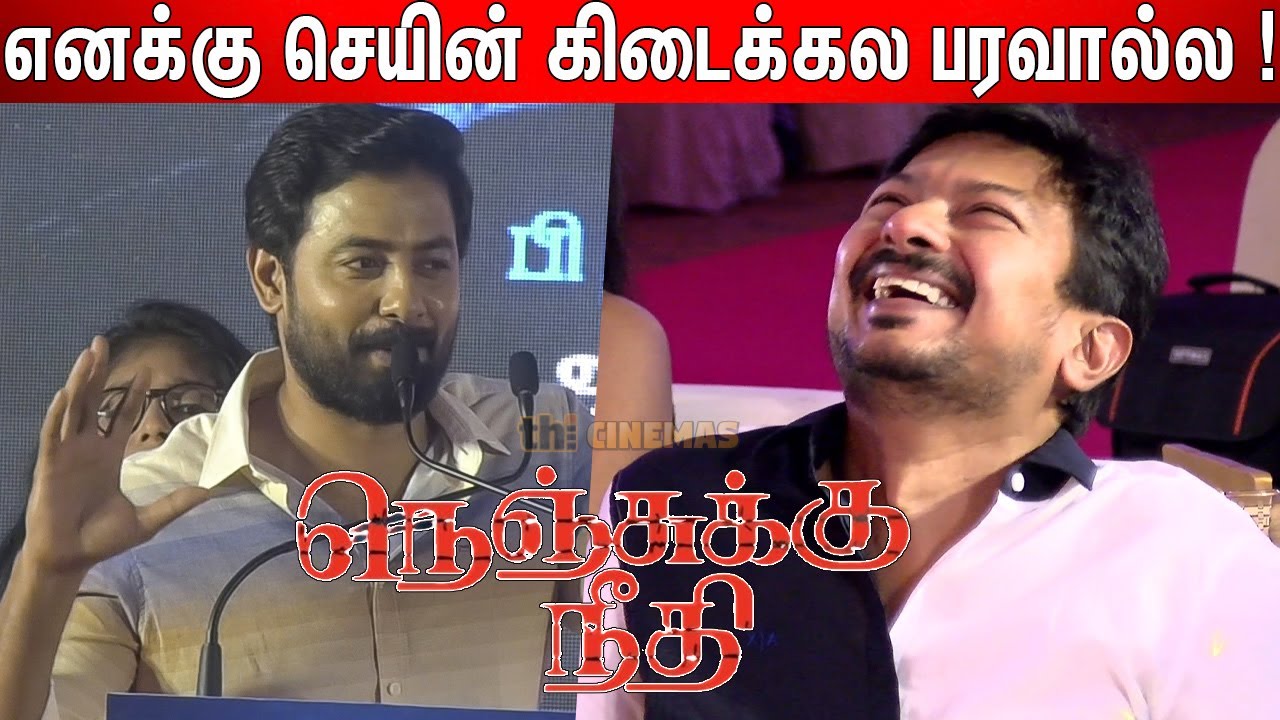 நேர்மையா வாங்கியிருக்கேன் !  Aari Superb Speech at Nenjuku Needhi 50th Day Celebration | Udhayanidhi