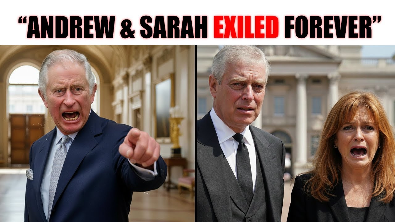 King Charles GONE CRAZY & Order Prince William to EXILE Andrew and Sarah From Permanently