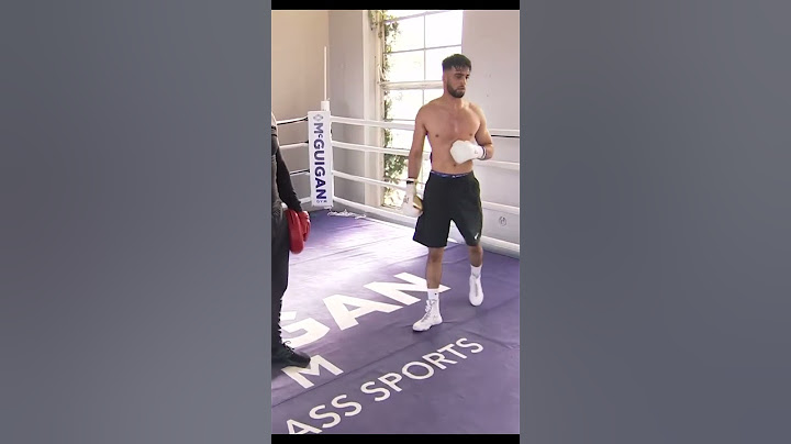 Adam Azim BRUTALLY knocks trainer's pad clean off! 😳😳