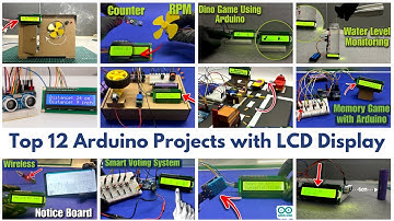🔥 Top 12 Arduino LCD Projects You MUST Try! | Smart DIY Electronics & Automation 🚀