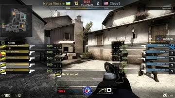 [ESWC 2015] FINAL: NAVI vs CLOUD9 #1 INFERNO