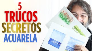 5 TRUCOS SECRETOS DE ACUARELA | Tips | Juan Linares |