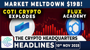 Coti Crypto (COTI) Explodes - Flux’s Academy, Market Crash, Cboe’s Bold Futures!