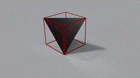 Tetrahedron in a cube