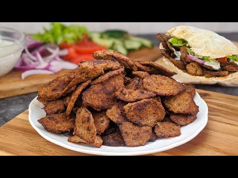 Kebab 100 fait maison  viande, pain sans four, sauce blanche