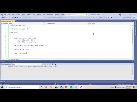 Programming Challenge: Average of Values || C++ - YouTube