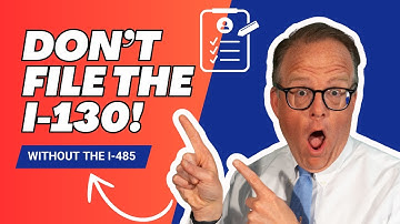 ⚠️ Don’t File the I-130 Without the I-485! Here’s Why.