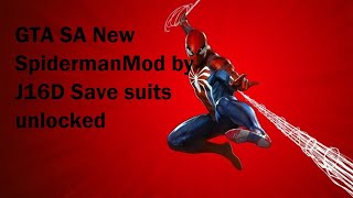 New Spiderman Mod By J16D Save Data all Suits Unlocked