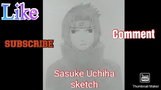 Sasuke uchiha sketch #shorts #VHarts Sasuke uchiha sketch #shorts #VHarts