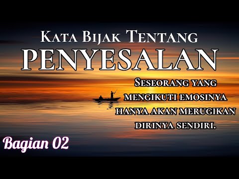 Video: Apakah arti kata penyesalan?