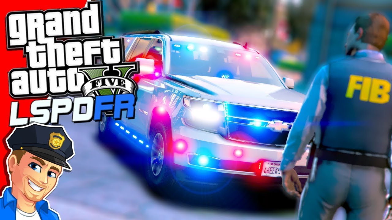 Gta 5 Lspdfr Federal Agent Fib Patrol Gta 5 Realistic Police Mod