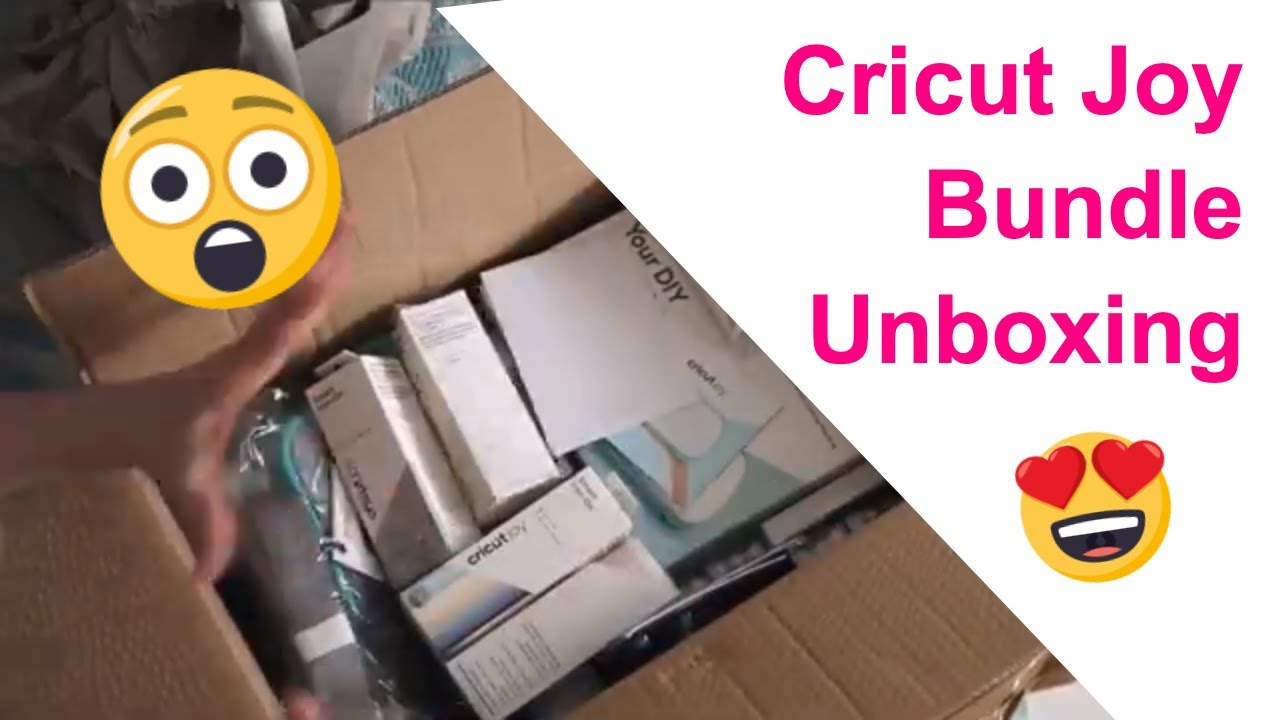 Cricut Joy Unboxing A Gigantic Bundle Of Cricut Supplies Youtube