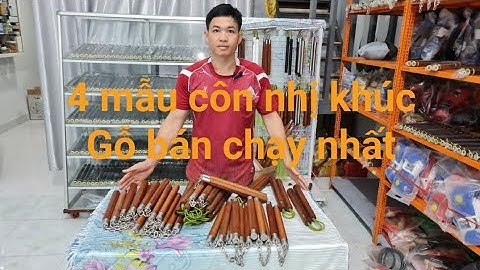 4 Mẫu côn nhị khúc gỗ bán chạy nhất Toankungfu
