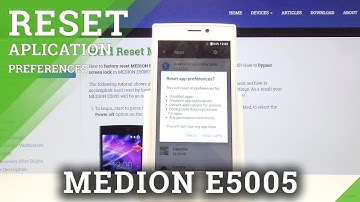 How to Reset App Preferences in MEDION E5005 - Restore Default Setup