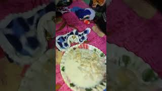 Kanha Ji ka Raat Ki Khana Dudh roti  #krishna #krishnalove #viral  #trending #youtubeshorts #gopu