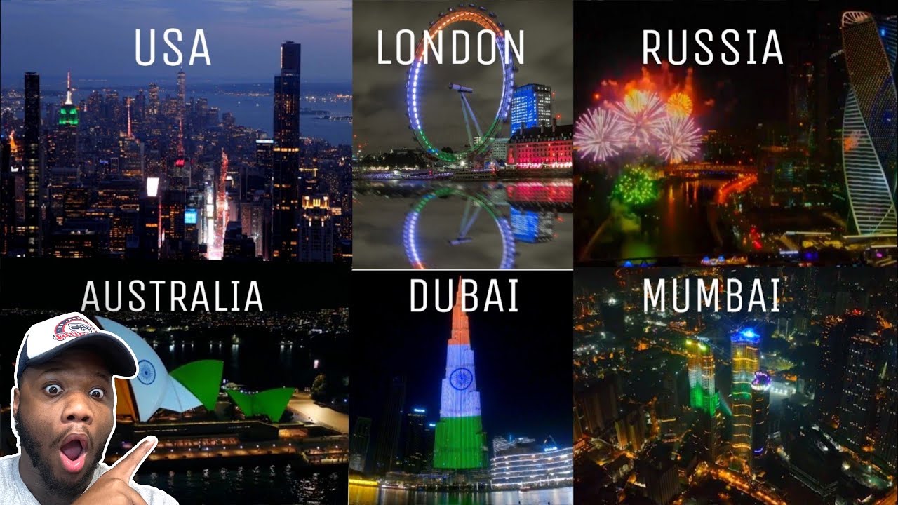 American Reacts To How World And India Celebrated India's Independence Day In 2023