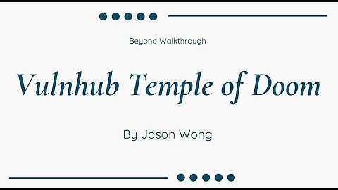 Cyber Security | Penetration Test |  CTF | Walkthrough | Temple of Doom 2 | Deserialization