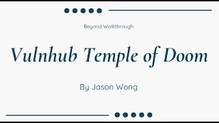 Cyber Security | Penetration Test |  CTF | Walkthrough | Temple of Doom 2 | Deserialization