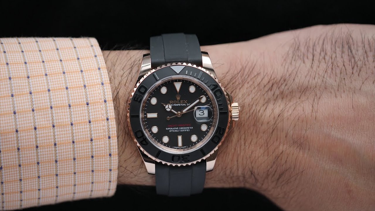 rolex yacht master rose gold review