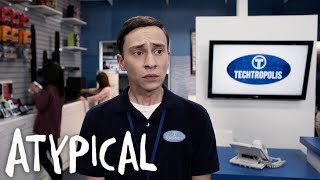 Atypical | Sam Remembers His First Day At Techtropolis