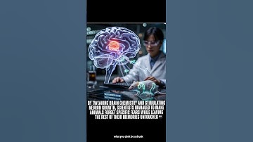 Japanese researchers found a way to Erase traumatic memories without Damaging the Brain! #ai #tech