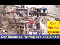 Car Electrical Wiring System Explained on live Car. Technical Automobile