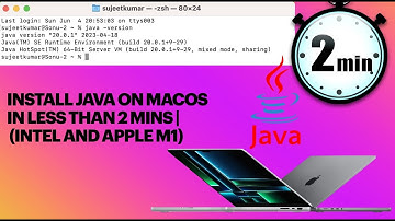 How to install Java on MacOS in less than 2 mins | (Intel and Apple M1)