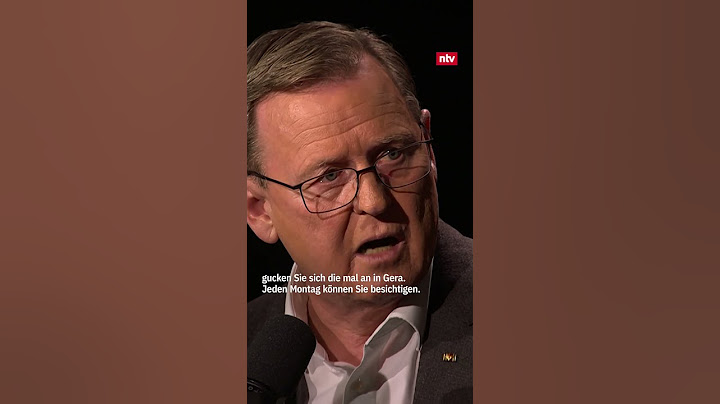 "Die werden von der AfD aufgesaugt wie ein Schwamm", Bodo Ramelow (Linke) im #ntv Talk