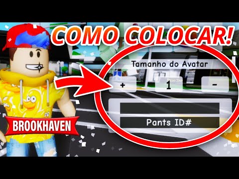 COMO COLOCAR ID DE ROUPA + COMO COMPRAR ROUPAS 3D NO ROBLOX!!! (VÍDEO  EXTRA) 