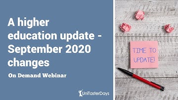 Considering university in 2021? Will entry be more competitive? How to prepare?| UniTaster On Demand