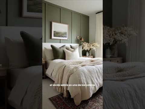 Colores para pintar un dormitorio elegante y relajante