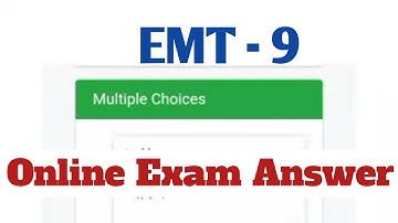 NSOU BDP EMT 9 Online Final Exam Answer | BDP term end examination answer |