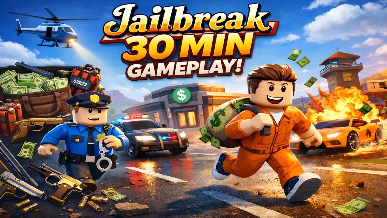 30min Gameplay Roblox Jailbreak