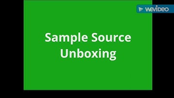 Sample Source unboxing