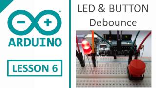 LED & BUTTON Debounce - Arduino - 6