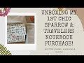 Unboxing Chic Sparrow, Travelers Notebook and Accessories!  It’s Time To Get Organized!