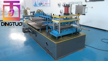 Auto Change Size Rack Shelf Deck Panel Roll Forming Machine