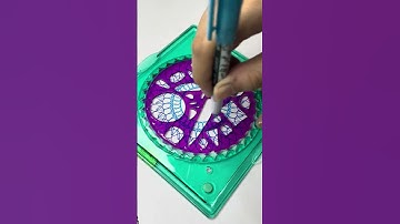 Satisfying ASMR Spiral Sounds | Relaxing Spirograph Art for Calm! #art #shorts #spirograph #asmr