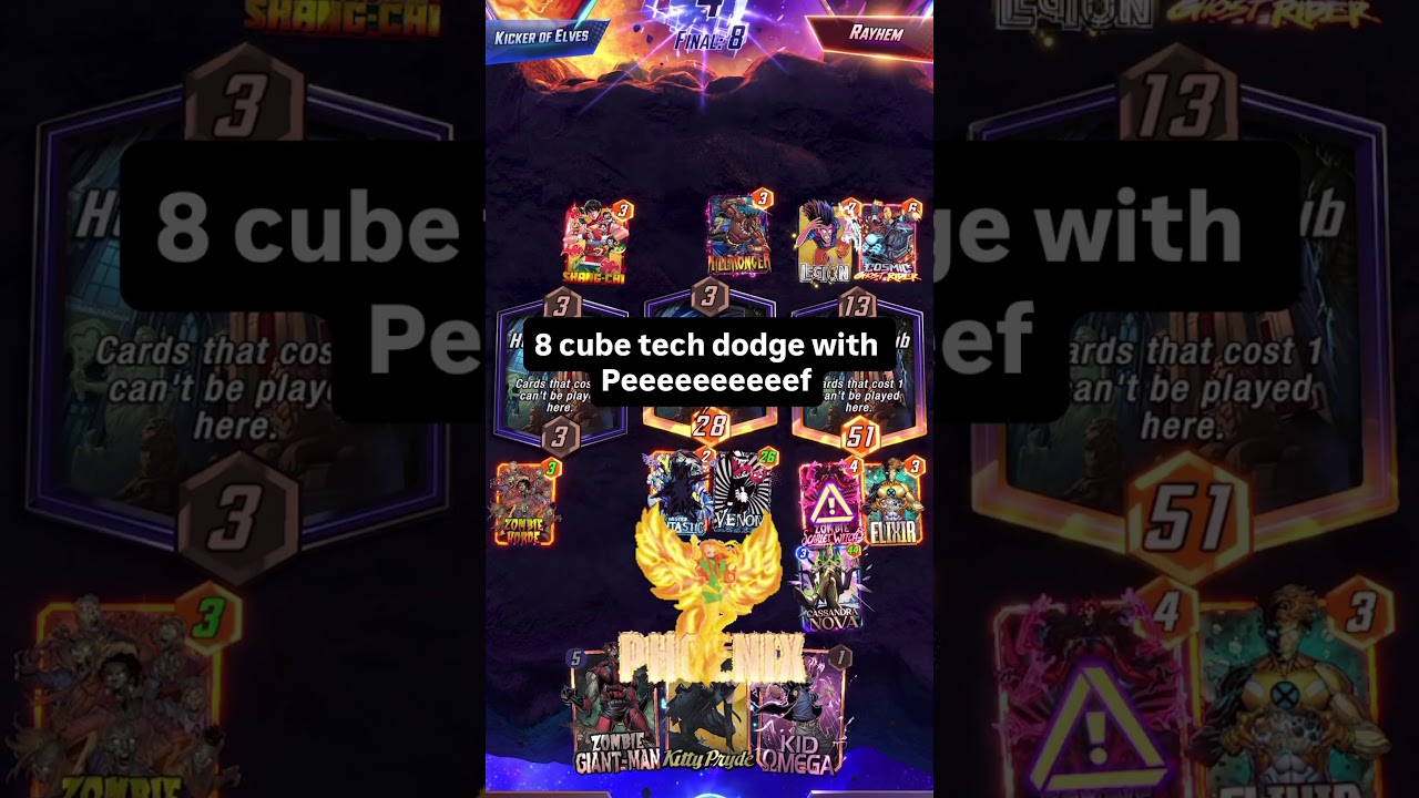 They played 53 tech cards and we still took the eight cubes baybeee 