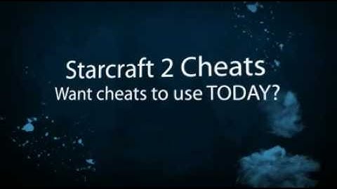 Starcraft 2 Cheats - Free Right Now