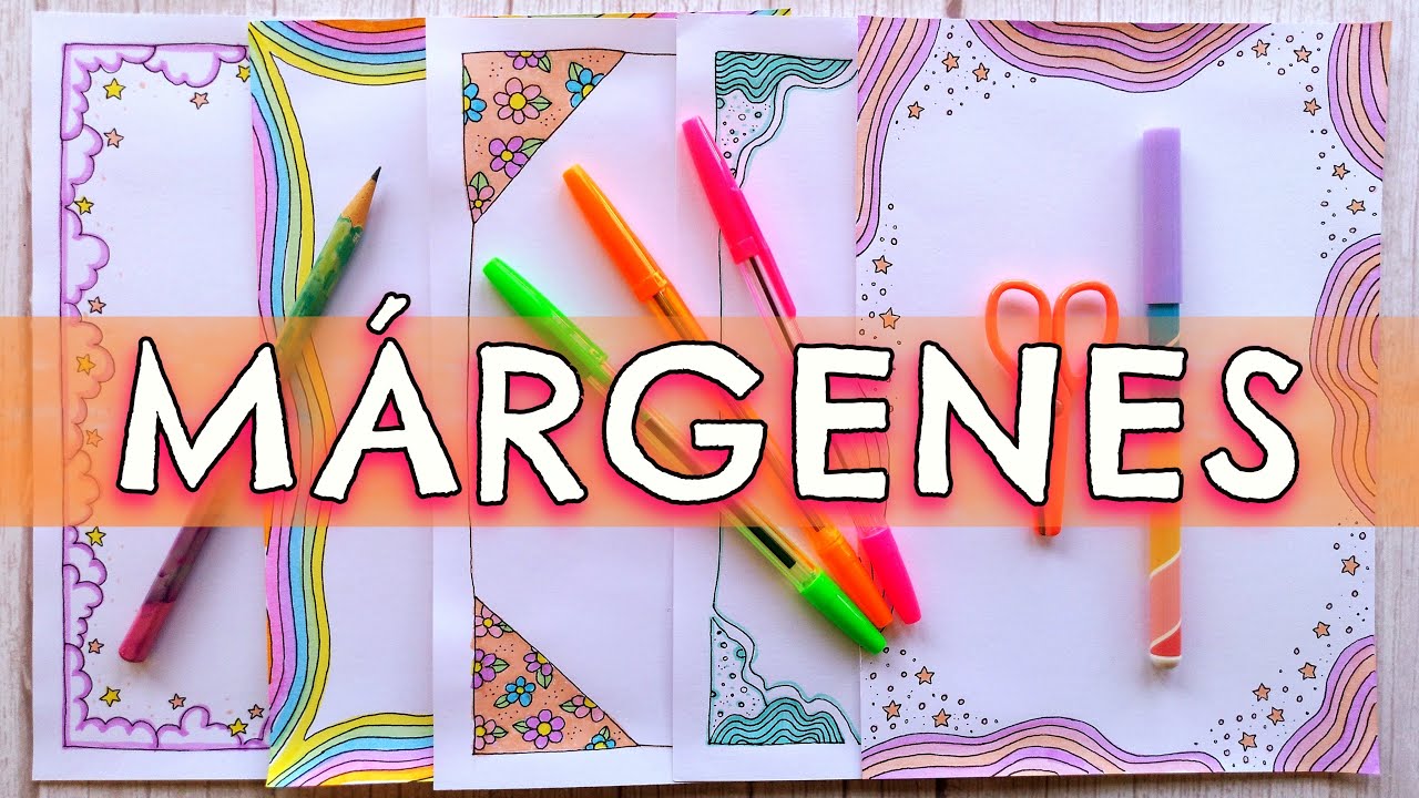 MÁRGENES PARA CUADERNOS, APUNTES, PORTADAS, CARTULINAS y CARTAS💜💚💛MARCOS BONITOS y FÁCILES - thptnganamst.edu.vn