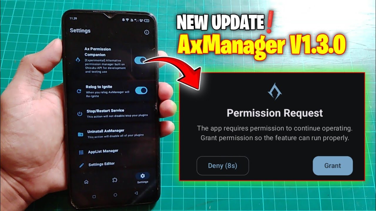 UPDATE AxManager v1.3.0🔥 Penambahan Fitur AX Permission Companion ...